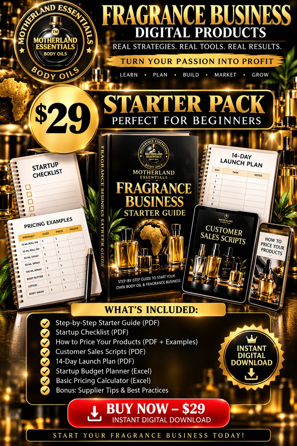 Fragrance Business Starter Pack